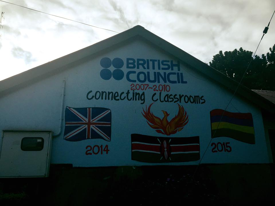 A building with a british council on it.